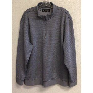 Under Armour Men's Storm Sweater Fleece Quarter Zip Gray XXL Golf Coldgear 2XL